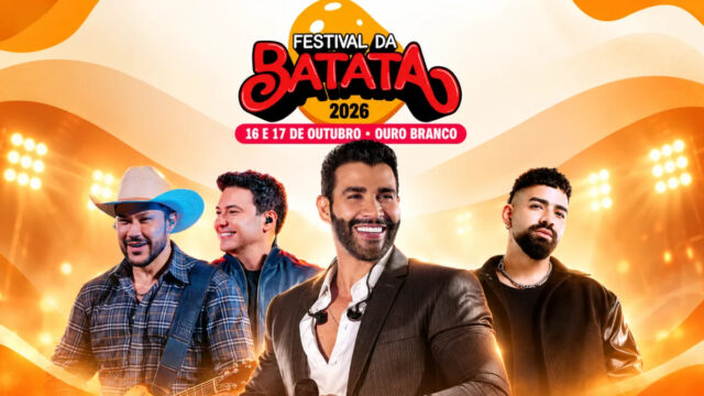 Gusttavo Lima leva ao 40º Festival da Batata o guindaste que virou marca registrada de seus shows